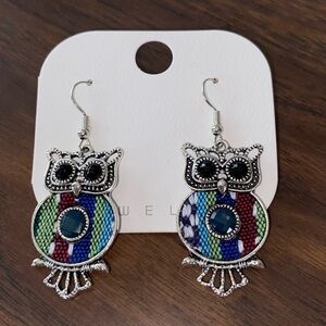 Silver and Colorful Owl Earrings
Approximately 1.5” +\~